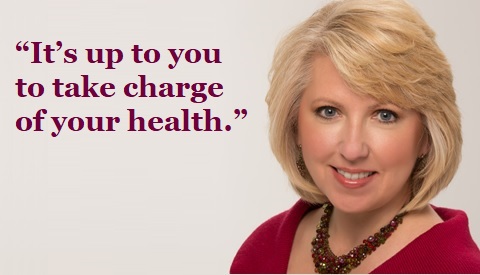 Photo of Jackie saying: It's up to you to take charge of your health.