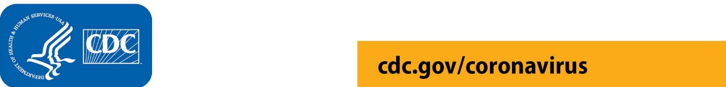 CDC logo / cdc.gov/coronavirus