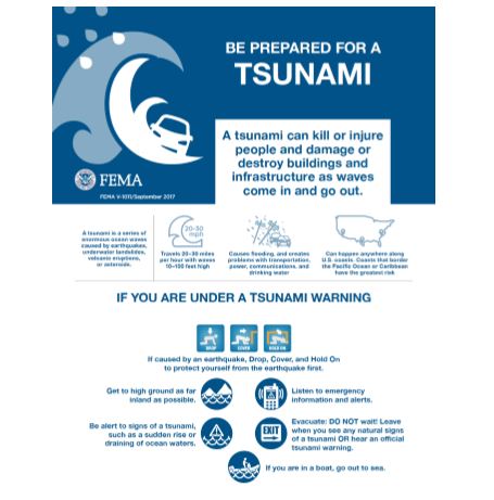 Cover page for Tsunami Info Sheet