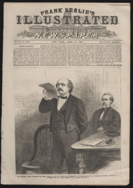 Representative Benjamin Butler Delivers the Opening Speech at the Impeachment Trial of President Andrew Johnson