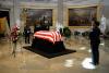 Rep. Lewis casket was placed on the same catafalque that held President Abraham Lincoln’s casket.