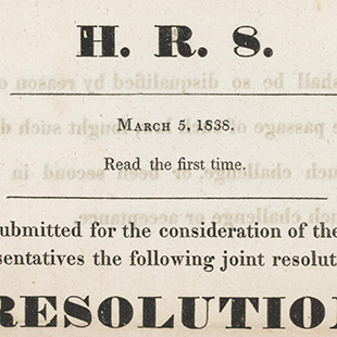 Joint Resolution Prohibiting Dueling