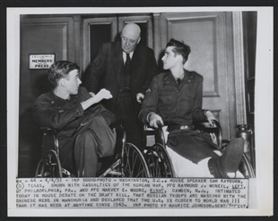 Speaker Rayburn with War Veterans