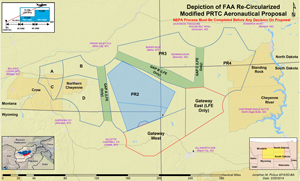 Ellsworth Air Force Base Proposed Airspace Expansion Map (Click to enlarge)