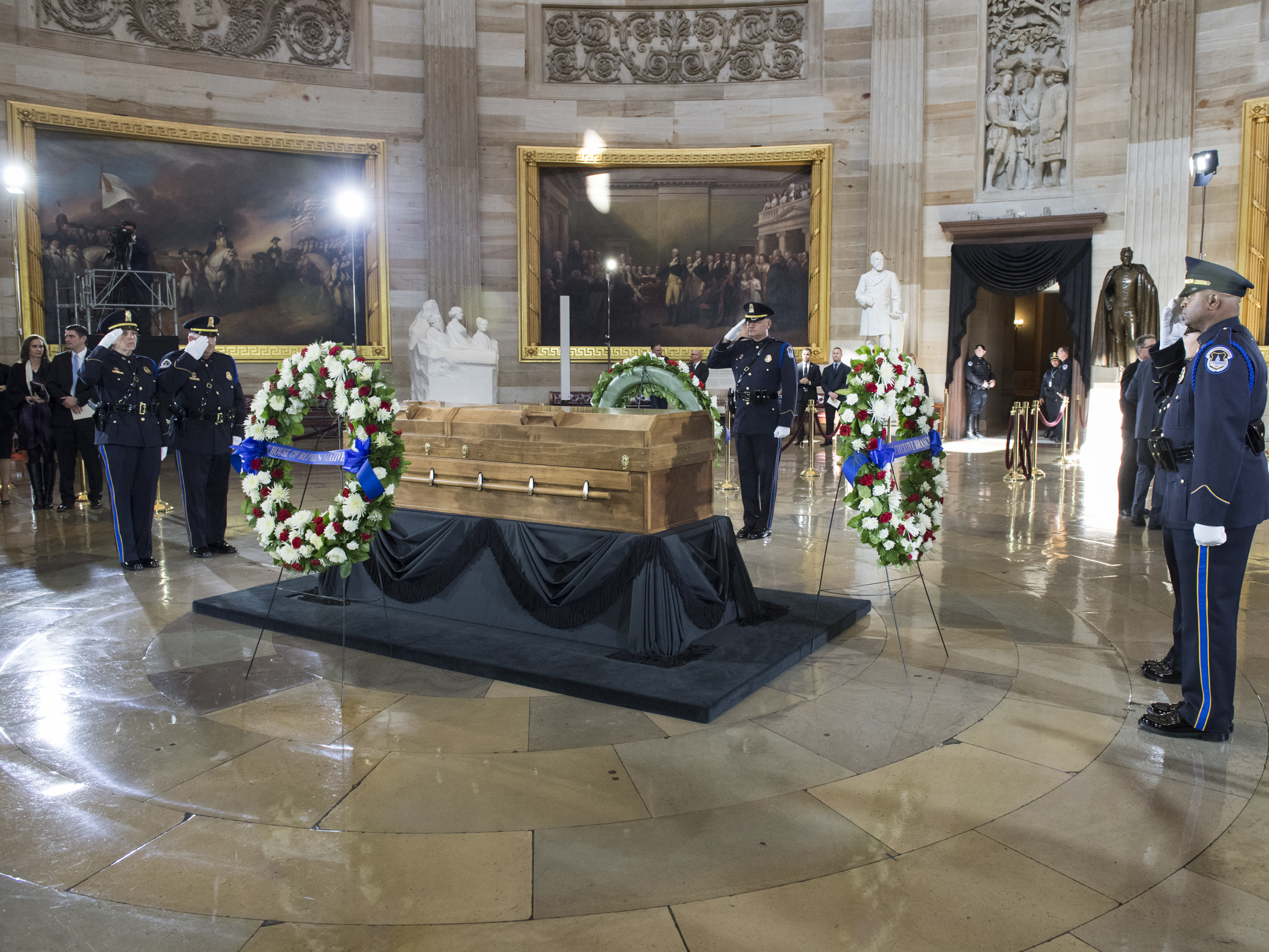 Lying in State in the Capitol Rotunda