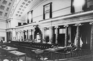 Supreme Court Chamber in the Capitol, ca.1894