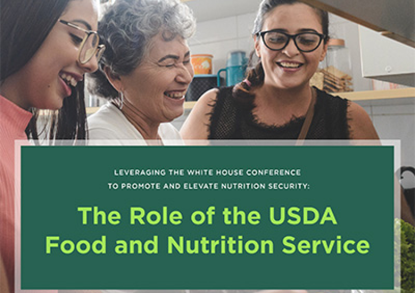 The Role of the USDA Food and Nutrition Service