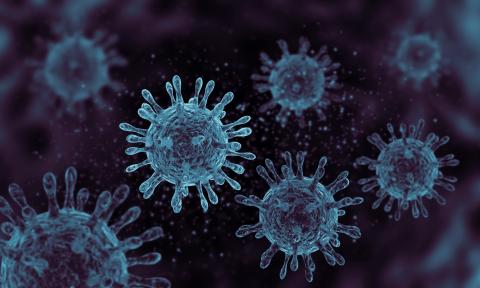 Illustration of Coronavirus-2019 ncov flu