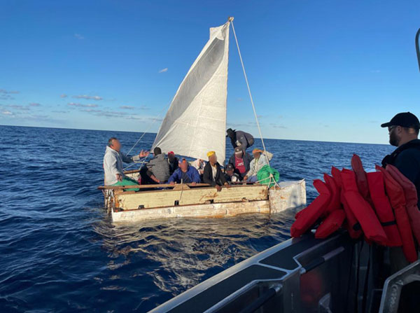 Coast Guard Cutter Richard Etheridge's crew repatriated 106 Cubans and a dog to Cuba