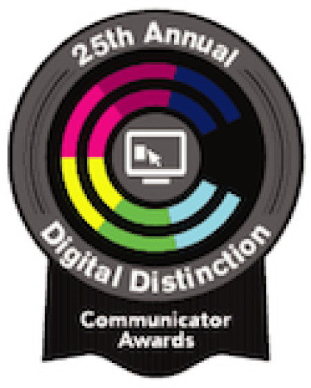 25th Annual Digital Distinction Communicator Awards badge