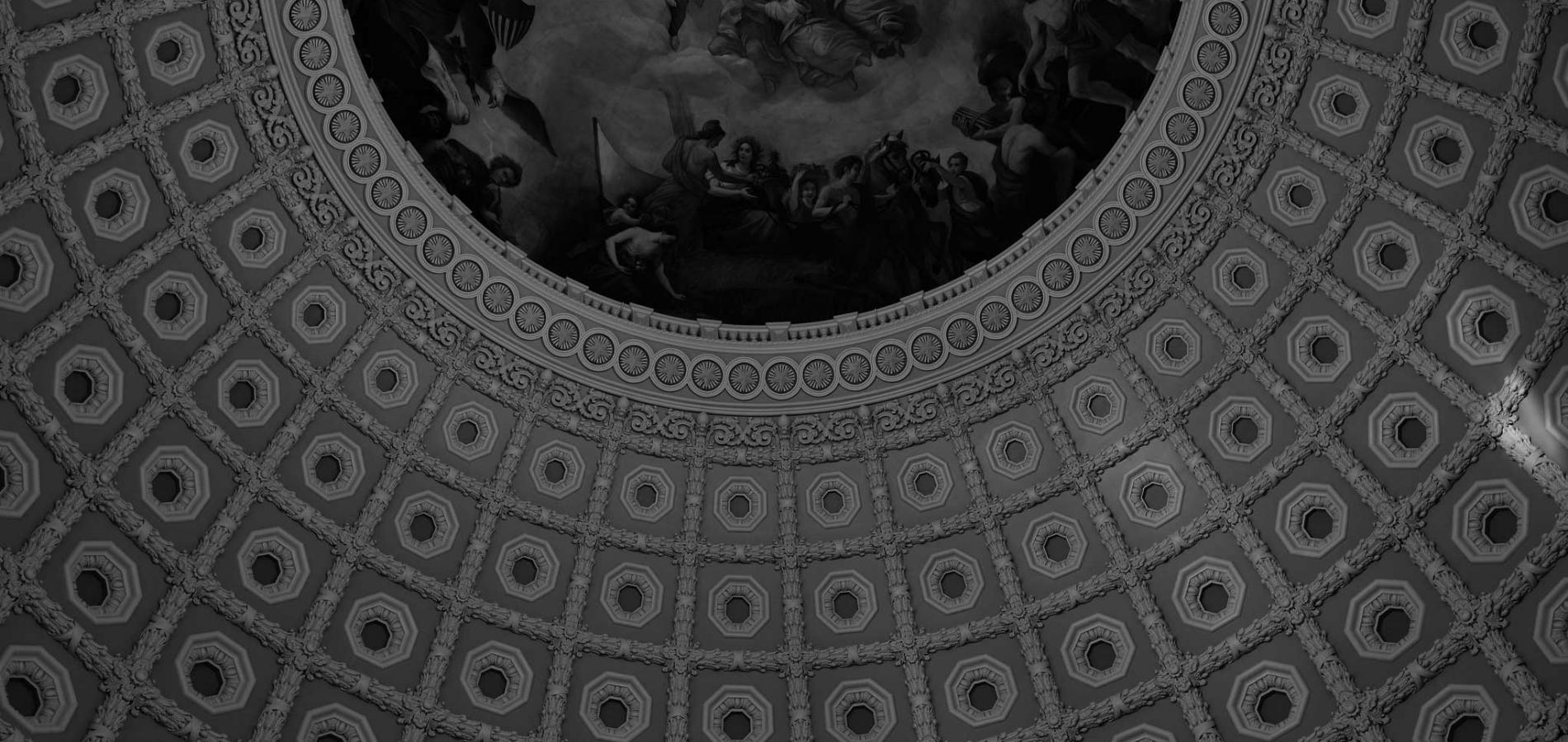 Capitol dome view from inside