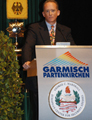 Consul General Matthew Rooney speaks at the Garmisch  Marshall Center