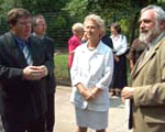 Consul General Bodde, Lord Mayor Roth and Zoo Director Dr. Schmidt