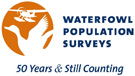 Waterfowl Population Surveys 50 Years and Still Counting logo