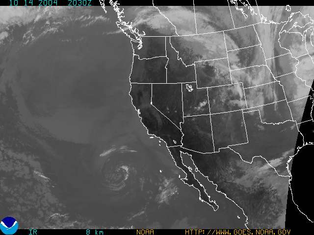 current goes west infra red west conus sector image