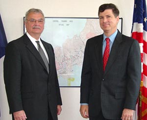 Deputy Chief of Mission Michael Michalak from the US Embassy in Tokyo, Left and Consul General Thomas G. Reich, Right 