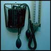 Photo of blood pressure equipment.