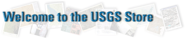 Welcome to the USGS Store (collage of mapping products).