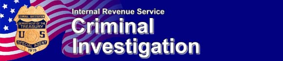 IRS - Criminal Investigation Banner Logo