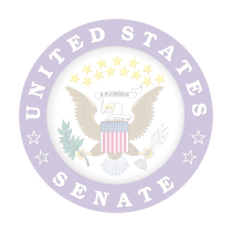 A watermark of the United States Senate Seal