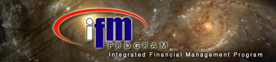 I F M P banner image showing IFMP emblem against galaxy background with a slight hint of money showing through.