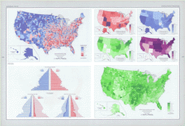 Population Structure Maps, National Atlas of 1970
