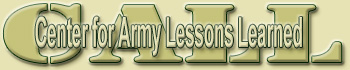 Center for Army Lessons Learned Banner