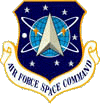 Air Force Space Command shield, link to home page