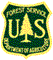 USDA-FS logo, links to USDA Forest Service - Fire and Aviation web site.