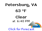 Click for Petersburg, Virginia Forecast