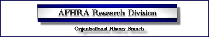 AFHRA Research Division Banner