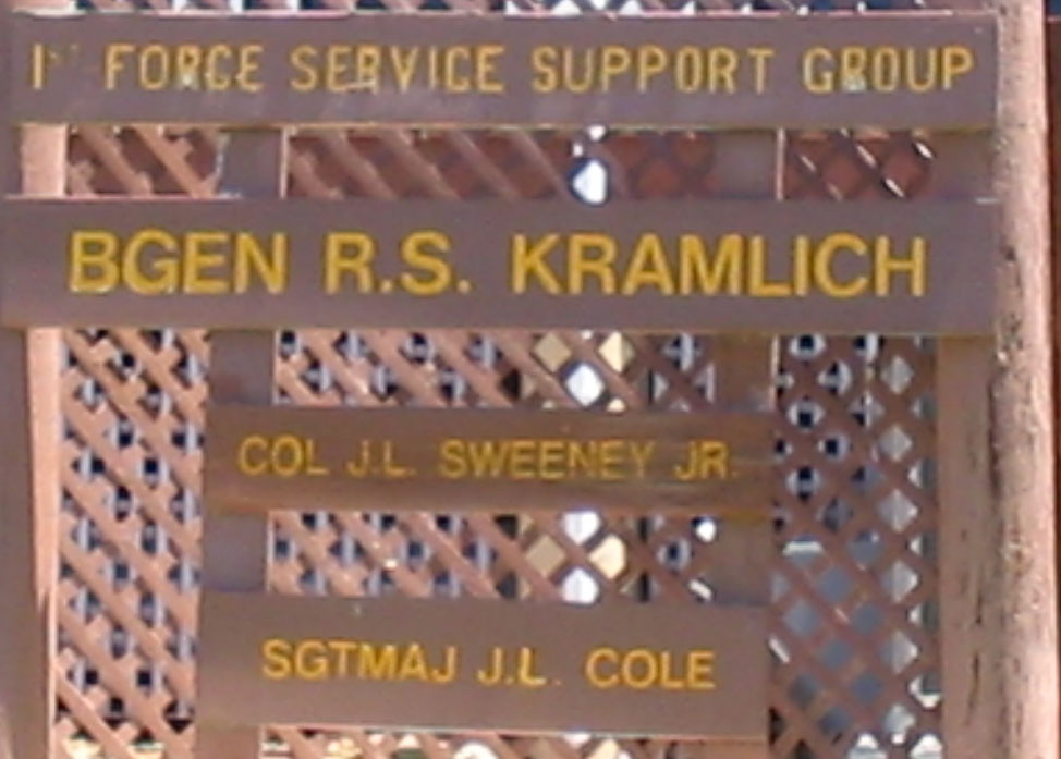 Picture of the Command Deck Sign.