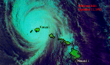 Hurricane Iniki, September 1992
