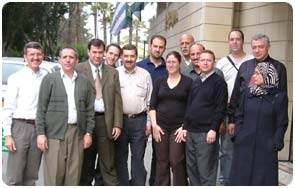 Wrkshop in Nicosia, Cyprus in March 2004 for Israeli, Palestinian, and Jordanian hydrogeologists.