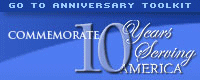 Commemorate 10 Years Serving America - Corporation for National & Community Service