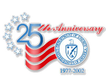 US Department of Energy 25th Anniversary 1977-2002