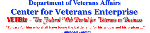 Center for Veterans Enterprise logo