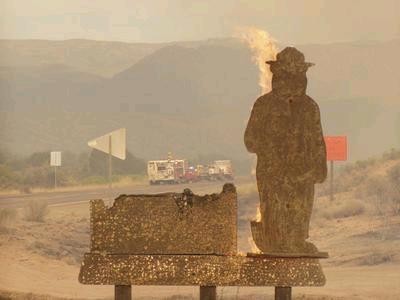 photo of Smokey sign in California