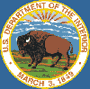U.S. Department of the Interior seal; link to DOI home page