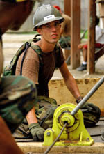 Seaman Apprentice Mark West, Naval Mobility Construction Battalion