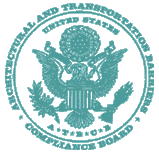 U.S. Architectural and Transportation Barriers Compliance Board (seal)
