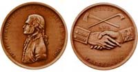 Jefferson Peace Medal - obverse and reverse