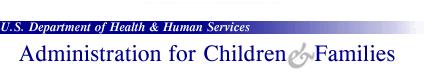 HHS Administration for Children & Families banner 