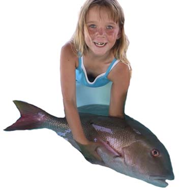 girl with fish