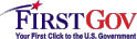 Logo of FirstGov, your first click to the U.S. Government.