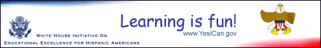 Learning is fun! banner 468x70 pixels