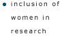 Inclusion of Women in Research