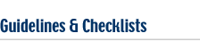 Guidelines & Checklists area includes Web design and usability guidelines, Quick fixes for usability problems, Usability checklists, tools.