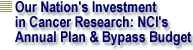 Our Nation's Investment in Cancer Research: NCI's Annual Plan & Bypass Budget, Current Fiscal Year