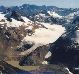 Photo of South Cascade Glacier  (click on image for South Cascade  main page).